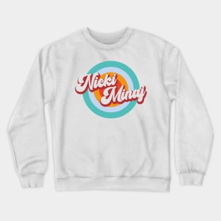 Color Circle With Name Nicki Crewneck Sweatshirt